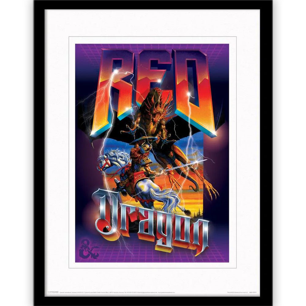 DUNGEONS & DRAGONS ダンジョンズ&ドラゴンズ - Dragon / デジタルマウントフレーム / インテリア額 - PGS